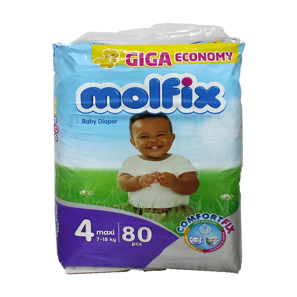 MOLFIX MAXI DIAPERS 80PCS