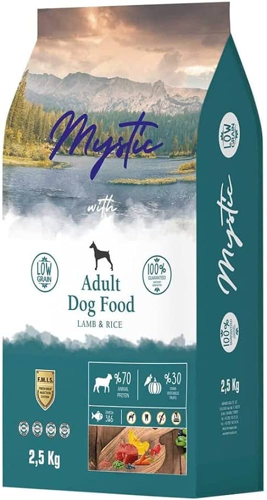 MYSTIC ADULT DOG FOOD LAMB & RICE 2.5KG