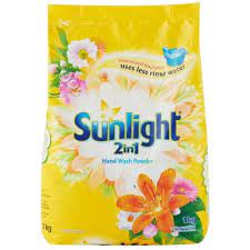 SUNLIGHT 2 IN 1 HAND WASH POWDER 1KG