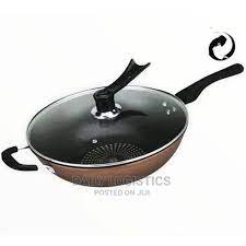 BLACK NON-STICK PAN WITH LID