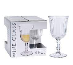 WINE GLASS 18CL 4PCS