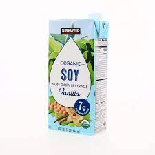 KIRKLAND ORGANIC SOY VANILLA MILK 946ML