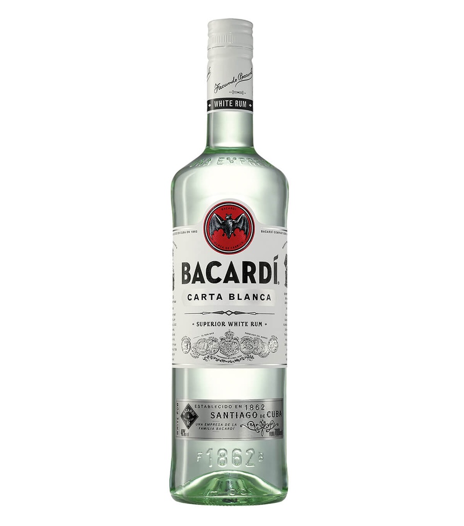 BACARDI WHITE (CARTA BLANCA) 1L