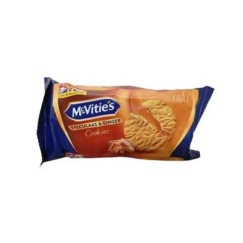 MCVITIES SPECULAAS & GINGER COOKIES 168G