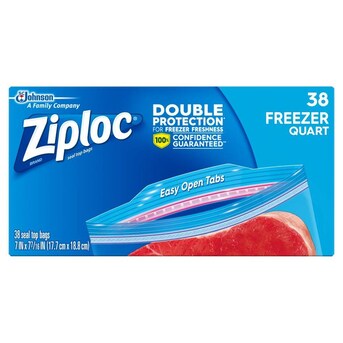 ZIPLOC 38 FREEZER GALLON