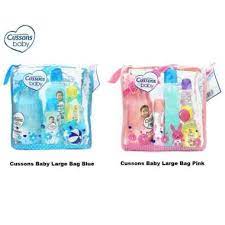 CUSSONS BABY MEDIUM GIFT BAG BLUE/PINK