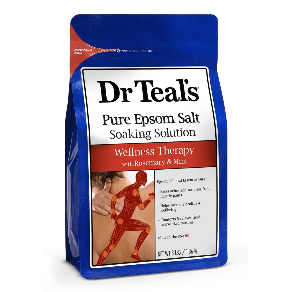 DR TEAL'S PURE EPSON SALT WELLNESS THERAPY 1.36KG