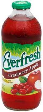 EVERFRESH CRANBERRY APPLE 473ML