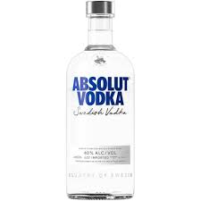 ABSOLUTE VODKA (SWEDISH VODKA) 750ML