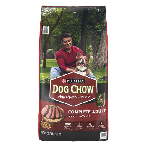 DOG CHOW BEEF FLAVOR 21.8KG