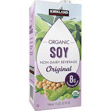 KIRKLAND ORGANIC SOY MILK PURPLE 946ML