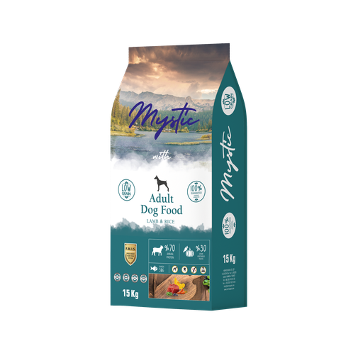 MYSTIC ADULT DOG FOOD LAMB & RICE 15KG