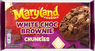 MARYLAND BIG & CHUNKY 180G WHITE CHOC BROWNIE