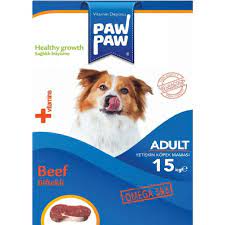 PAW PAW ADULT DOG FOOD WITH BEEF 15KG