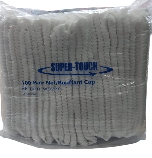 SHINE HEAD CAP WHITE 100 PCS