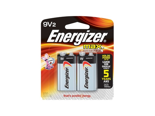 ENERGIZER ALKALINE 9V BP2