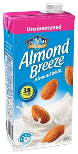 ALMOND BREEZE UNSWEETENED MILK DRINK 1L