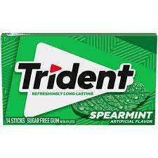 TRIDENT SPEARMINT GUM