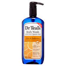 DR TEAL'S BODY WASH GLOW & RADIANCE WITH VITAMIN C 710ML