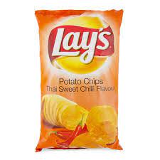 LAYS POTATO CHIPS THAI SWEET CHILLI 105G