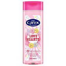 CAREX SHOWER GEL LOVE HEARTS 400ML