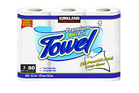 KIRKLAND PREMIUM BIG ROLL TOWEL 3 ROLLS