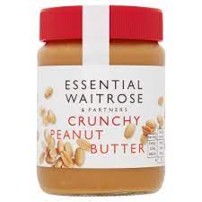 ESSENTIAL WAITROSE CRUNCHY PEANUT BUTTER 340G