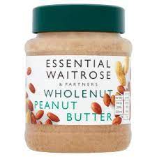 ESSENTIAL WAITROSE WHOLENUT PEANUT BUTTER 340G