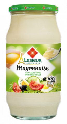 LESIEUR MAYONNAISE OLIVE OIL & LEMON 500G