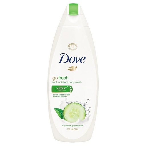 DOVE BATH CUCUMBER & GREEN TEA 750ML