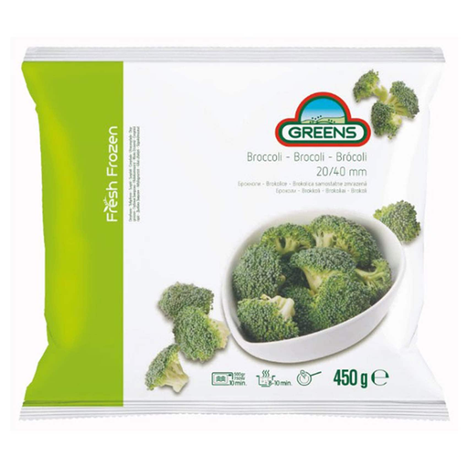 GREENS FROZEN BROCCOLI 20/40MM 450G