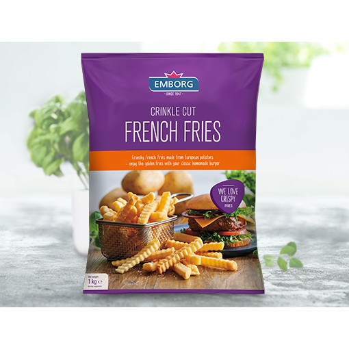 EMBORG FRIES CRINKLE 1KG