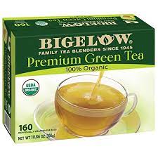 BIGELOW ORGANIC GREEN TEA 160 BAGS