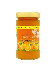 BEST-ONE JAM THIN CUT MARMALADE ORANGE 454G