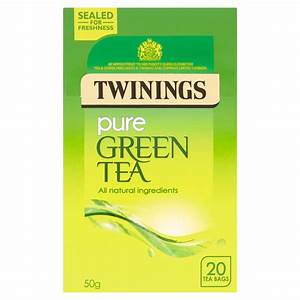 TWININGS TEA PURE GREEN TEA 20's