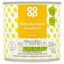 CO-OP SWEETCORN 325G