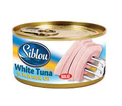 SIBLOU WHITE TUNA IN VEG OIL 185G