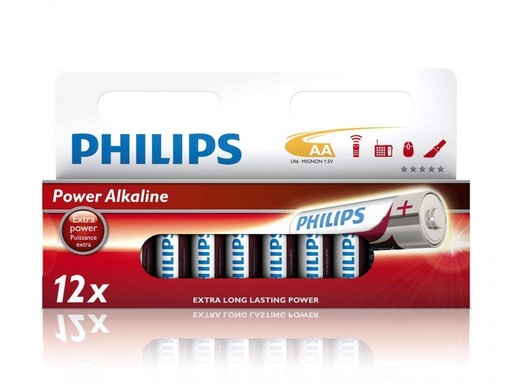 PHILIPS POWER ALKALINE LR6 MIGNON/AAx12