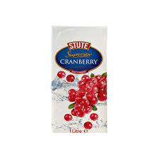 STUTE CRANBERRY JUICE 1L