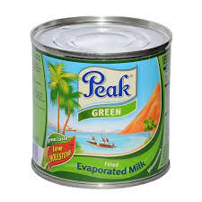 PEAK GREEN EVAPORATED MILK 160G