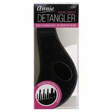 ANNIE DETANGLER BLACK-CURVED HANDLE