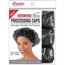 HAIR PROCESSING SHOWER CAPS CLEAR