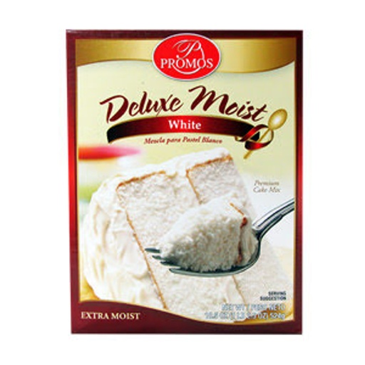 PROMOS DELUXE MOIST WHITE CAKE MIX 468G