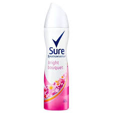 SURE DEO SPRAY WOMEN BRIGHT BOUQUET 250ML