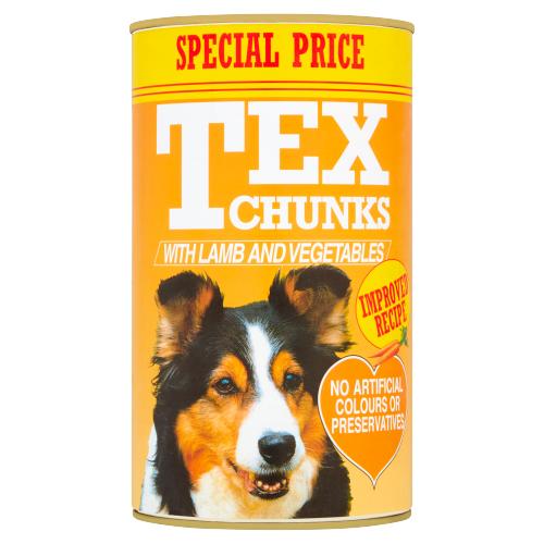 TEX CHUNKS WITH LAMP & VEGETABLES 1.2KG