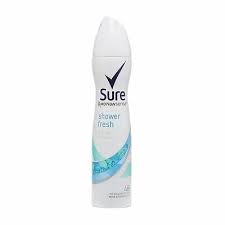 SURE DEO SPRAY FOR MEN SHOWER FRESH 250ML