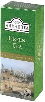 AHMAD TEA GREEN TEA TAGGED 50G
