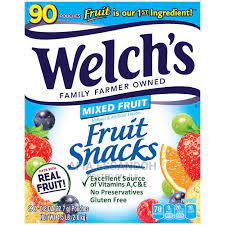 WELCH FRUIT SNACKS 22.7G